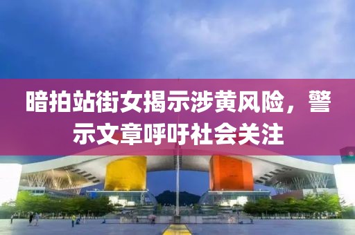 暗拍站街女揭示涉黃風險，警示文章呼吁社會關(guān)注