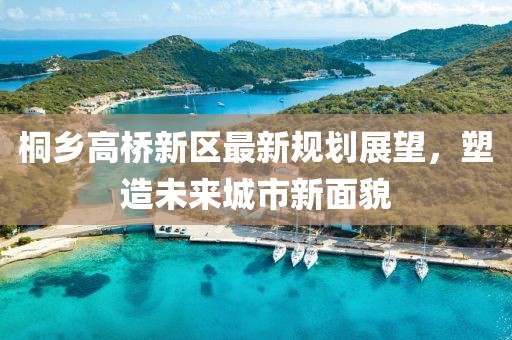 桐鄉(xiāng)高橋新區(qū)最新規(guī)劃展望，塑造未來城市新面貌