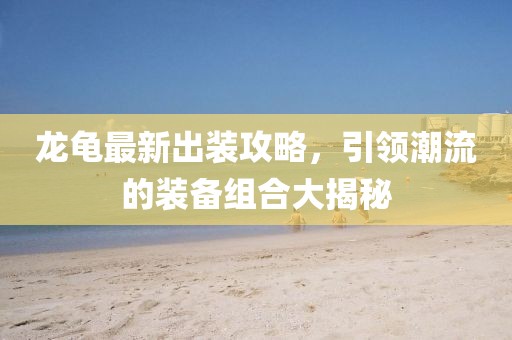 龍龜最新出裝攻略，引領(lǐng)潮流的裝備組合大揭秘