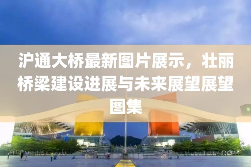 滬通大橋最新圖片展示，壯麗橋梁建設(shè)進(jìn)展與未來展望展望圖集