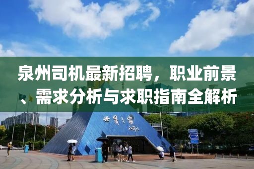 泉州司機(jī)最新招聘，職業(yè)前景、需求分析與求職指南全解析