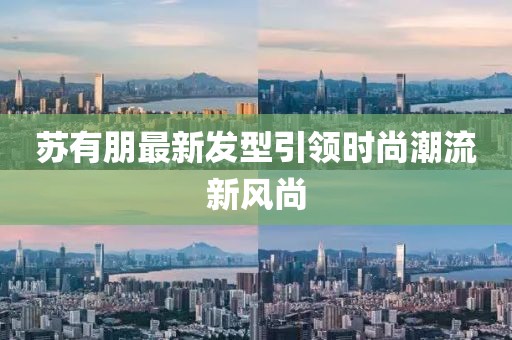 蘇有朋最新發(fā)型引領時尚潮流新風尚