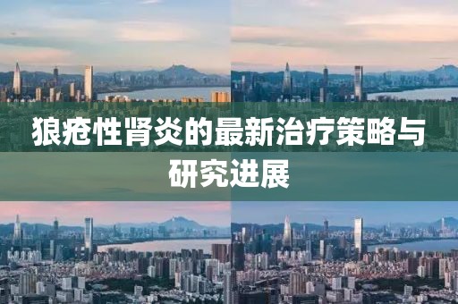 狼瘡性腎炎的最新治療策略與研究進(jìn)展