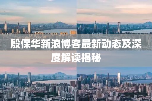 殷保華新浪博客最新動(dòng)態(tài)及深度解讀揭秘