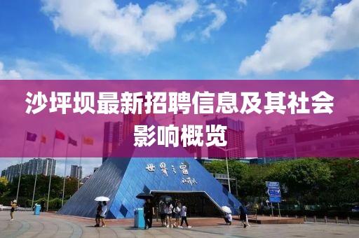 沙坪壩最新招聘信息及其社會影響概覽