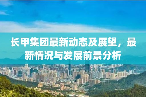 長甲集團(tuán)最新動(dòng)態(tài)及展望，最新情況與發(fā)展前景分析