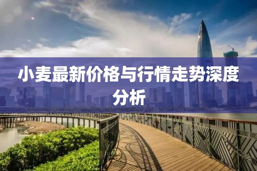 小麥最新價(jià)格與行情走勢(shì)深度分析