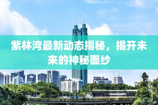 紫林灣最新動態(tài)揭秘，揭開未來的神秘面紗