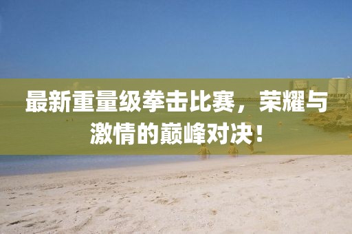 最新重量級(jí)拳擊比賽，榮耀與激情的巔峰對(duì)決！
