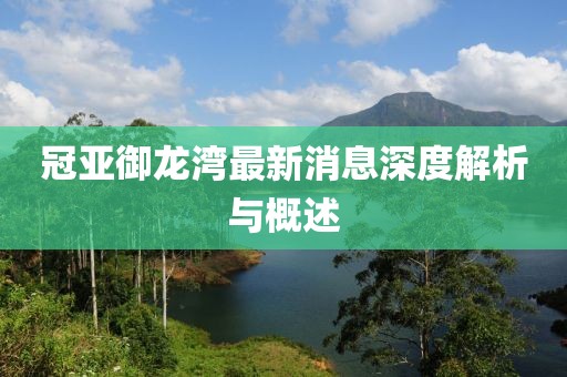 冠亞御龍灣最新消息深度解析與概述