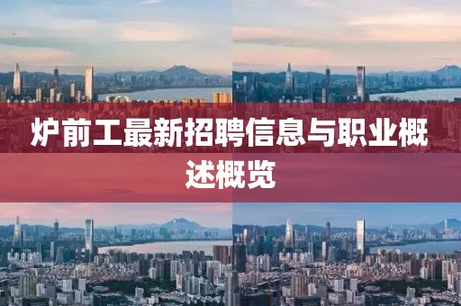 爐前工最新招聘信息與職業(yè)概述概覽