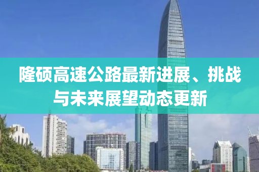 隆碩高速公路最新進展、挑戰(zhàn)與未來展望動態(tài)更新