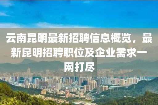 云南昆明最新招聘信息概覽，最新昆明招聘職位及企業(yè)需求一網(wǎng)打盡