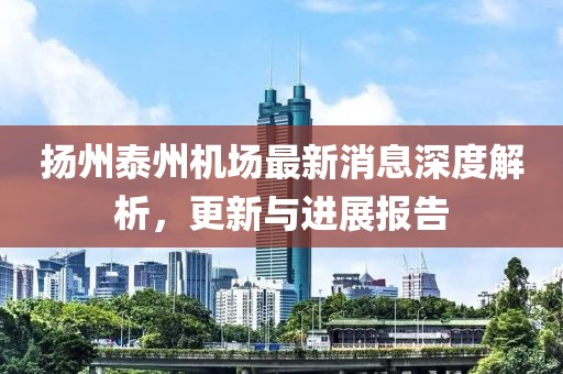 揚州泰州機場最新消息深度解析，更新與進展報告