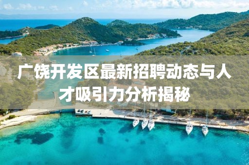 廣饒開發(fā)區(qū)最新招聘動(dòng)態(tài)與人才吸引力分析揭秘