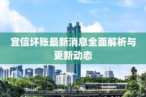 宜信壞賬最新消息全面解析與更新動(dòng)態(tài)