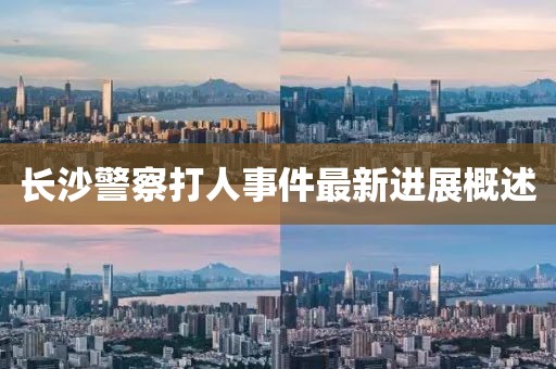 長(zhǎng)沙警察打人事件最新進(jìn)展概述