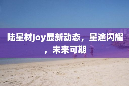 陸星材Joy最新動態(tài)，星途閃耀，未來可期