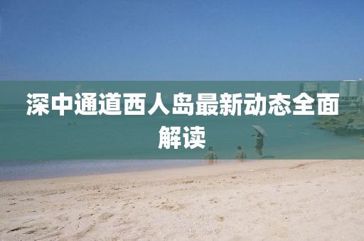深中通道西人島最新動態(tài)全面解讀
