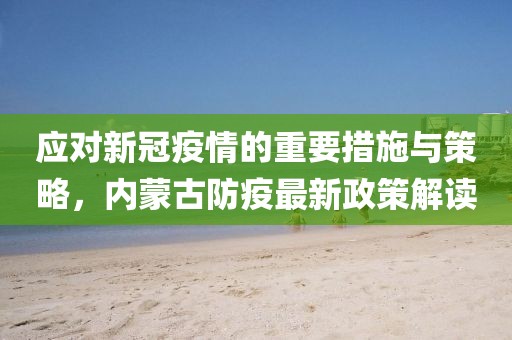 應對新冠疫情的重要措施與策略，內(nèi)蒙古防疫最新政策解讀