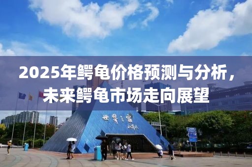 2025年鱷龜價格預(yù)測與分析，未來鱷龜市場走向展望