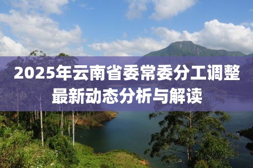 2025年云南省委常委分工調(diào)整最新動(dòng)態(tài)分析與解讀