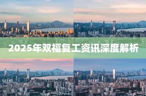 2025年雙福復(fù)工資訊深度解析