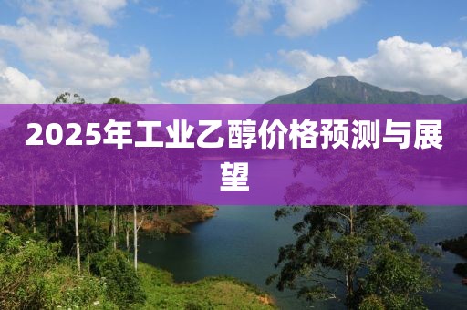 2025年工業(yè)乙醇價(jià)格預(yù)測與展望