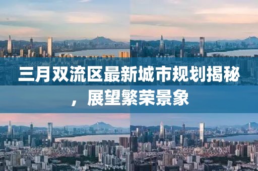 三月雙流區(qū)最新城市規(guī)劃揭秘，展望繁榮景象