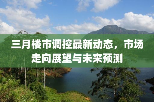 三月樓市調控最新動態(tài)，市場走向展望與未來預測