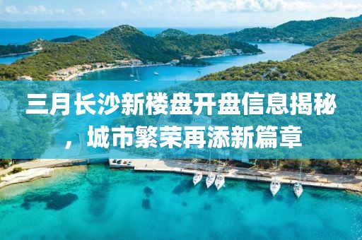 三月長沙新樓盤開盤信息揭秘，城市繁榮再添新篇章
