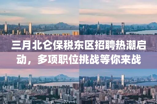 三月北侖保稅東區(qū)招聘熱潮啟動，多項職位挑戰(zhàn)等你來戰(zhàn)