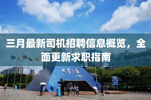 三月最新司機(jī)招聘信息概覽，全面更新求職指南