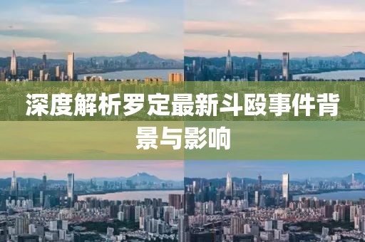 深度解析羅定最新斗毆事件背景與影響