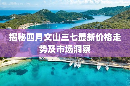 揭秘四月文山三七最新價(jià)格走勢(shì)及市場(chǎng)洞察
