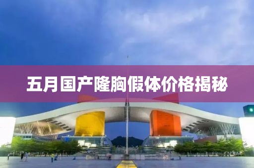 五月國產(chǎn)隆胸假體價格揭秘