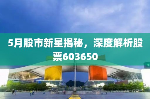 5月股市新星揭秘，深度解析股票603650