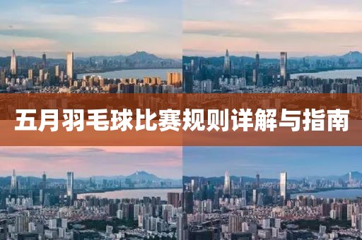 五月羽毛球比賽規(guī)則詳解與指南