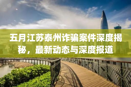 五月江蘇泰州詐騙案件深度揭秘，最新動態(tài)與深度報道