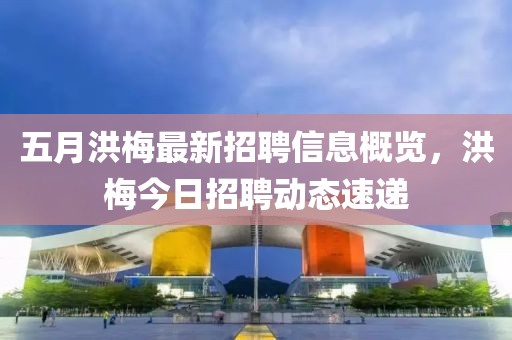五月洪梅最新招聘信息概覽，洪梅今日招聘動態(tài)速遞