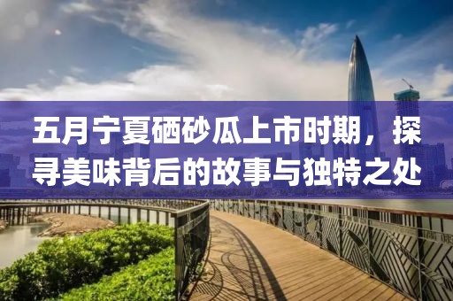 五月寧夏硒砂瓜上市時期，探尋美味背后的故事與獨特之處