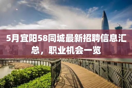 5月宜陽58同城最新招聘信息匯總，職業(yè)機會一覽