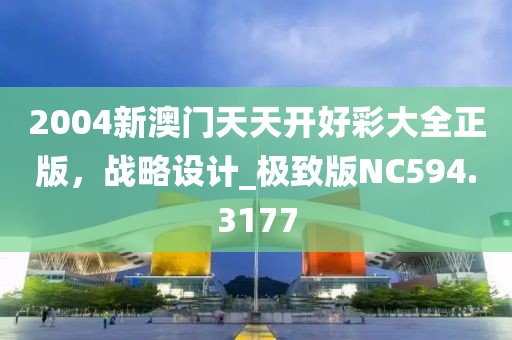 2004新澳門天天開好彩大全正版，戰(zhàn)略設(shè)計_極致版NC594.3177