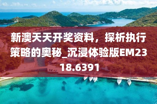 新澳天天開獎資料，探析執(zhí)行策略的奧秘_沉浸體驗版EM2318.6391