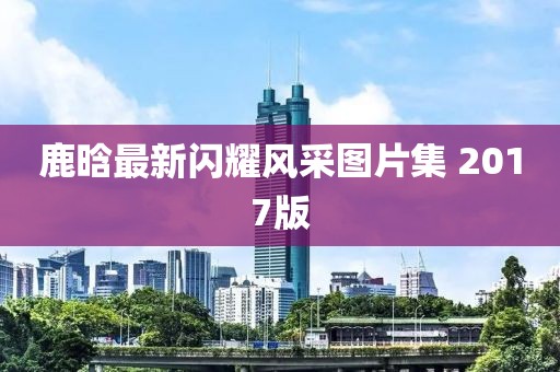 鹿晗最新閃耀風(fēng)采圖片集 2017版