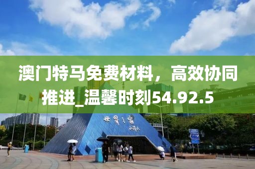 澳門特馬免費(fèi)材料，高效協(xié)同推進(jìn)_溫馨時(shí)刻54.92.5
