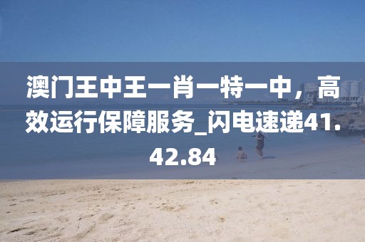 澳門王中王一肖一特一中，高效運(yùn)行保障服務(wù)_閃電速遞41.42.84