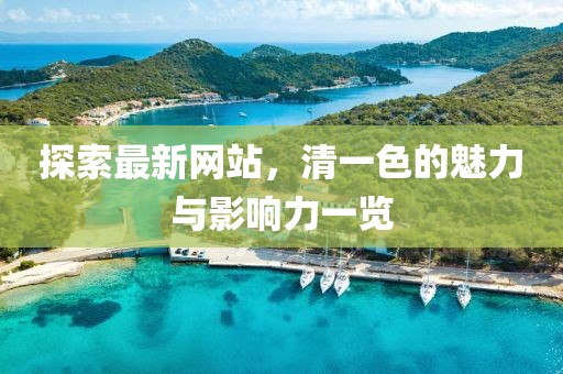 探索最新網(wǎng)站，清一色的魅力與影響力一覽