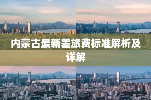 內(nèi)蒙古最新差旅費標(biāo)準(zhǔn)解析及詳解